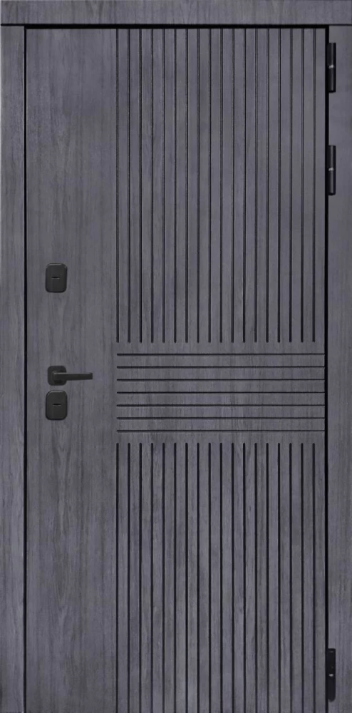 Входная дверь ДвериПРО Берген Лаура (16мм, анегри 74) DPRO197000 внешняя сторона