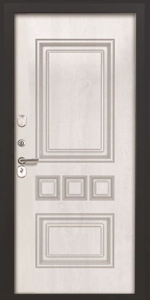 Входная дверь ДвериПРО L-43 фл-608 винорит white DPRO195603 внутренняя сторона