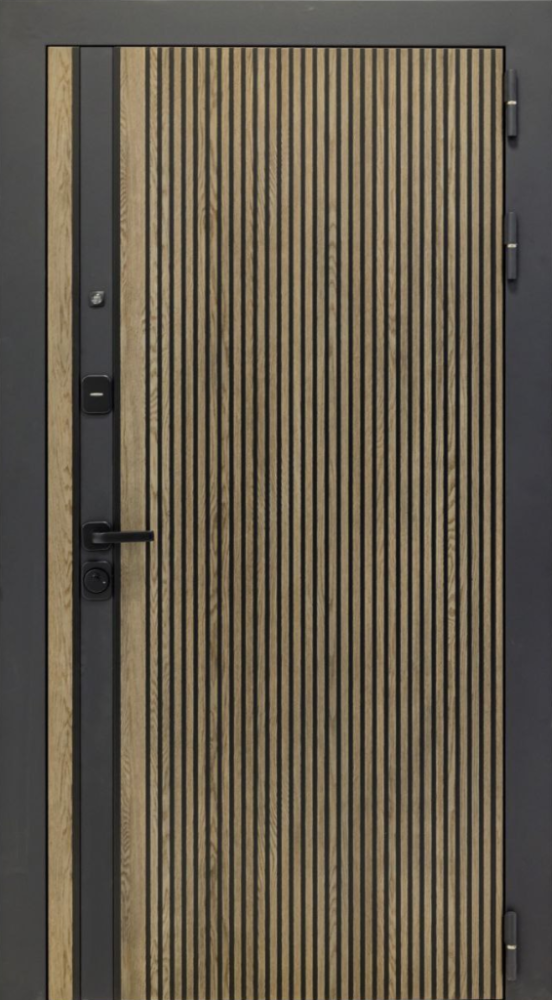 Входная дверь ДвериПРО Rosna ФЛ-609 (L-52, 10мм, белый матовый) DPRO196520 внешняя сторона