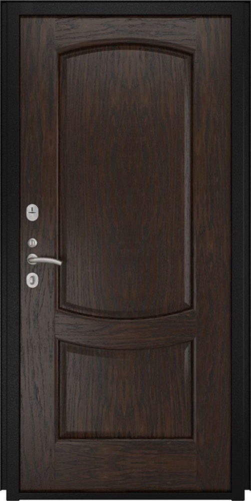 Входная дверь ДвериПРО Rosna Лаура-2 (16мм, мореный дуб) DPRO197010 внутренняя сторона