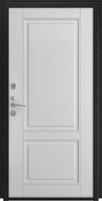 Входная дверь L-43 L-5 (16мм, белая эмаль) внутренняя сторона